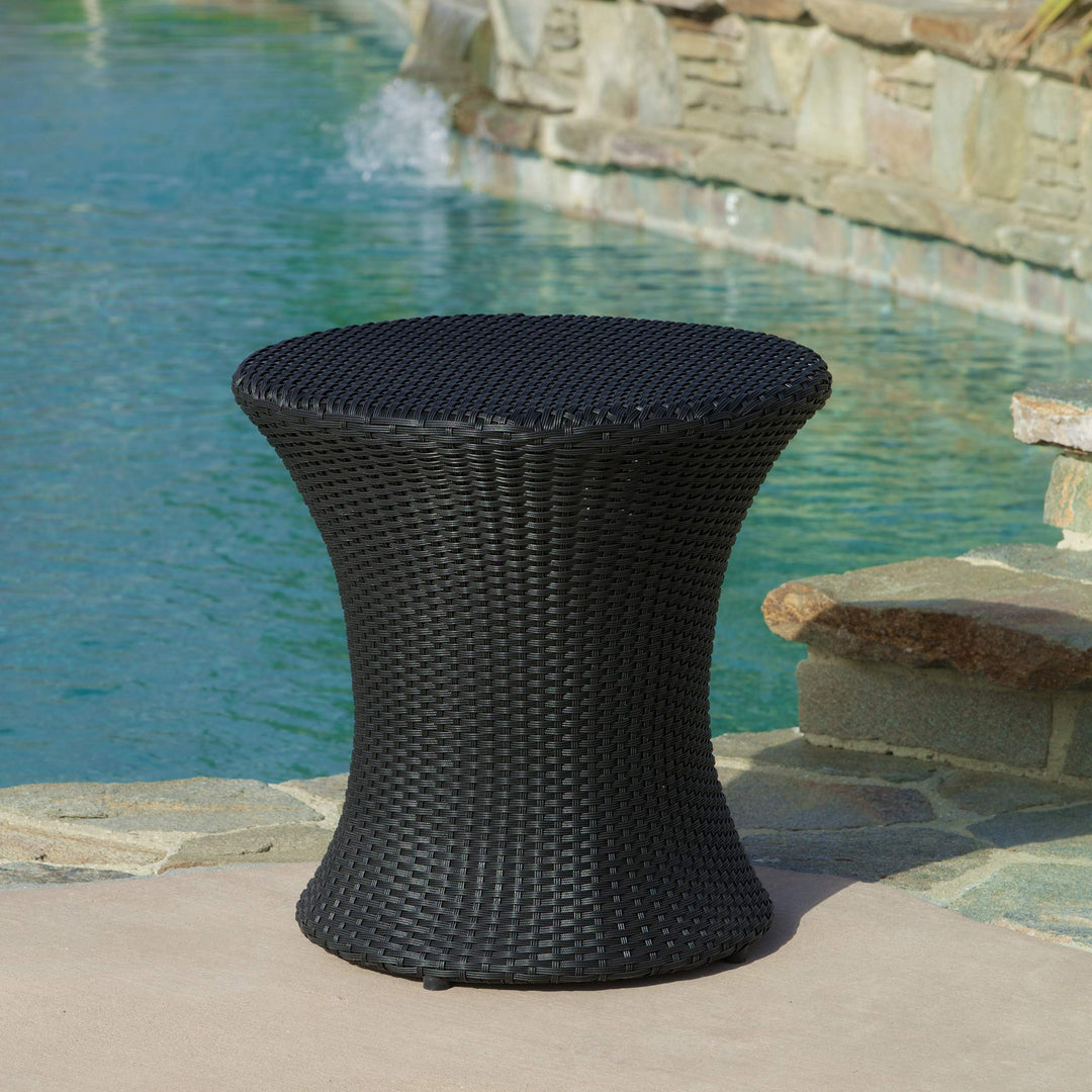 Christopher Knight Home Adriana Outdoor PE Wicker Accent Table