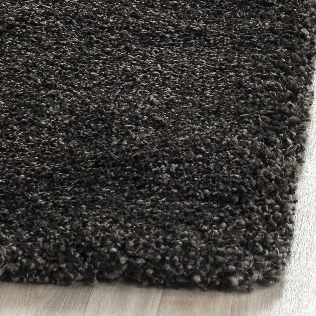 SAFAVIEH Milan Shag Collection Accent Rug - 2' x 4' Dark Grey Solid Design - Diamond Home USA