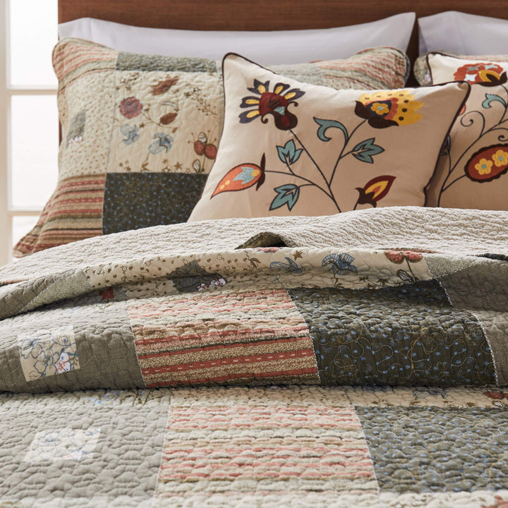 Greenland Home Fashions Sedona Cotton 5-piece Quilt Set