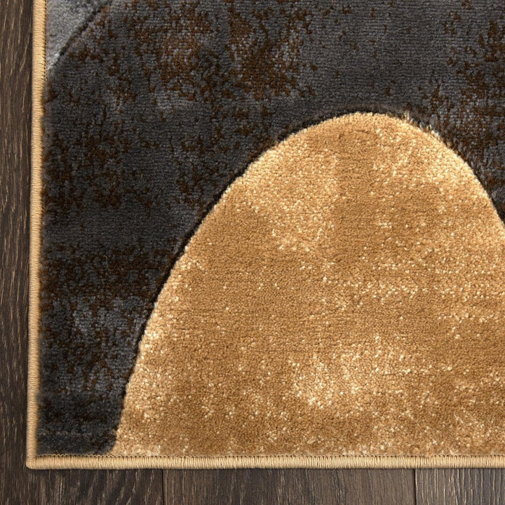 Home Dynamix Tribeca Slade Modern Area Rug Abstract Brown/Gray