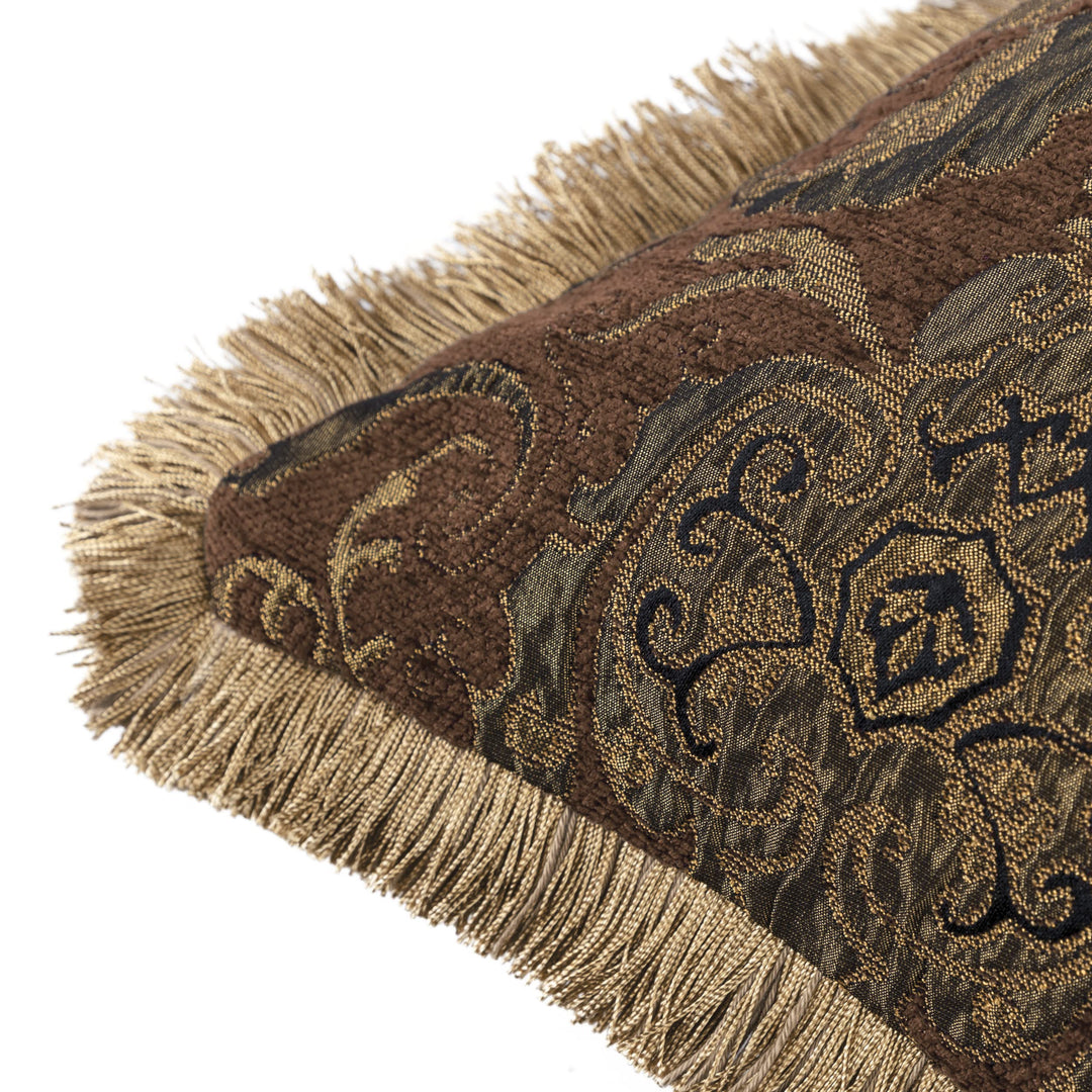 Sherry Kline China Art Brown Cal King-Size 6-Piece Comforter Set - Diamond Home USA