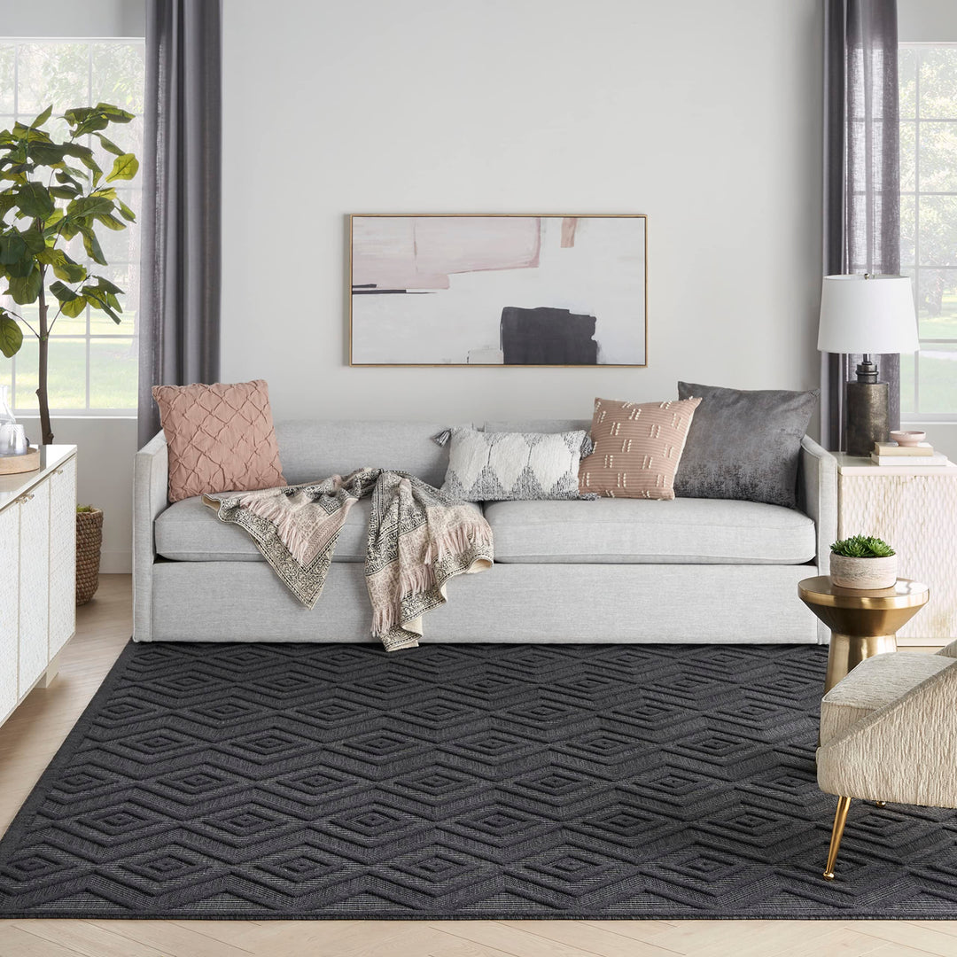 Nourison Versatile Indoor/Outdoor Geometric Flatweave Area Rug