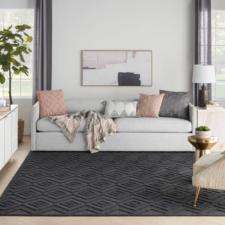 Nourison Versatile Indoor/Outdoor Geometric Flatweave Area Rug