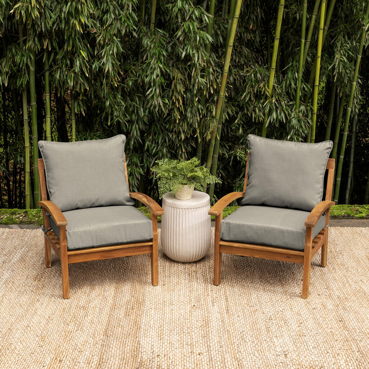 Arden Selections earthFIBER Outdoor Deep Seat Set 24 x 24