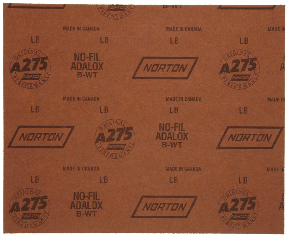 Norton A275 No-Fil Adalox Abrasive Sheet Paper Backing Aluminum Oxide Waterproof - Diamond Home USA