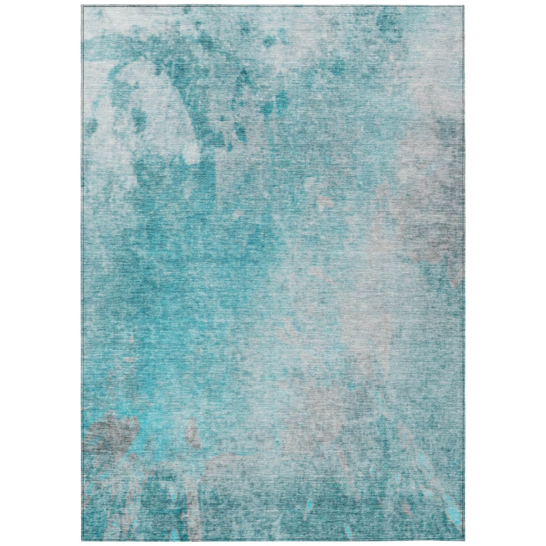 Addison Rugs Chantille ACN562 Teal 10' x 14 Indoor Outdoor Area Rug Stain Teal - 10' x 14'