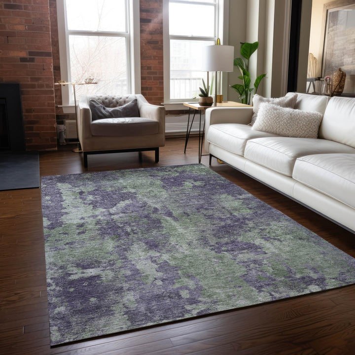 Addison Rugs Chantille ACN173 Purple 9' x 12 Indoor Outdoor Area Rug Stain - Diamond Home USA