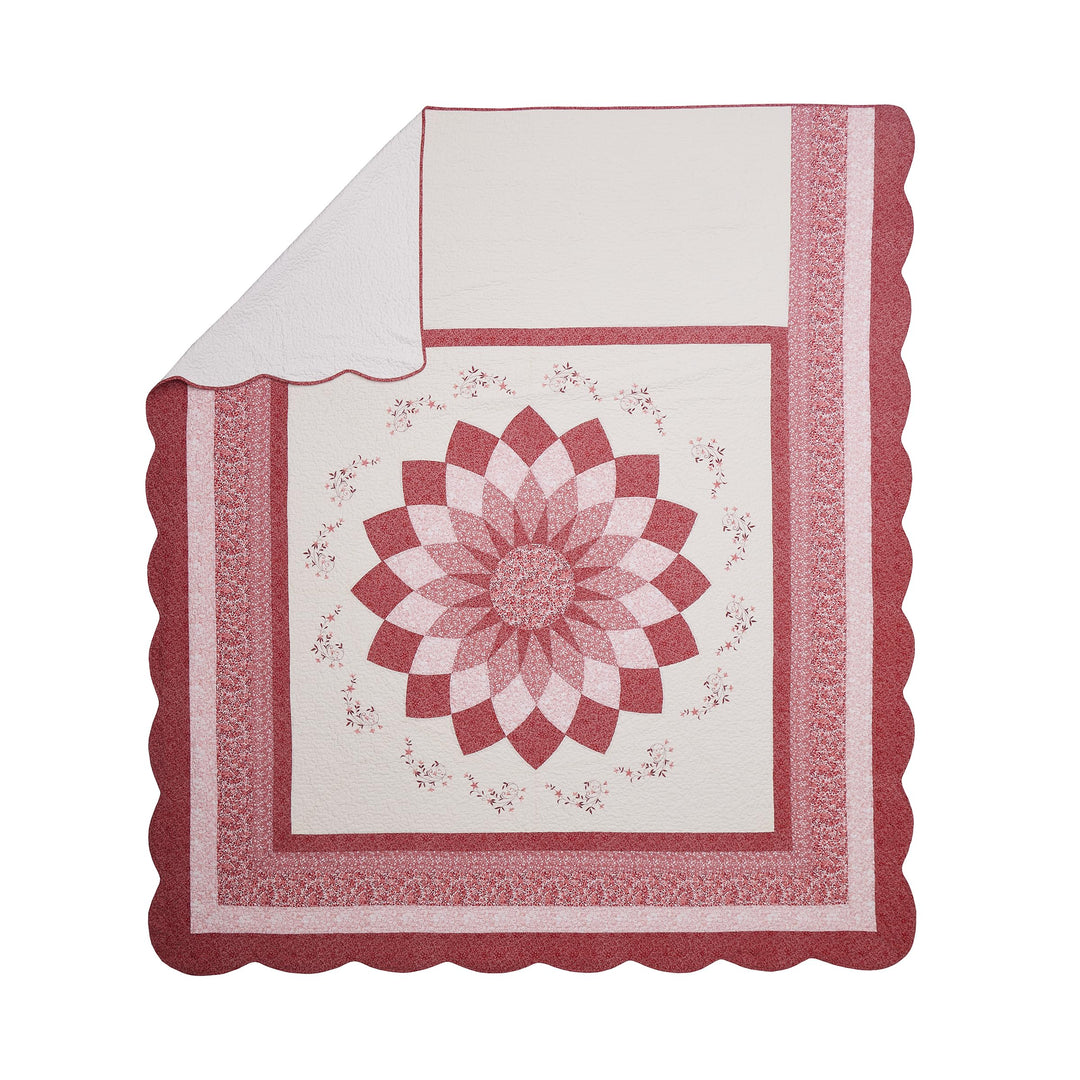 MODERN HEIRLOOM Caroline Embroidered Quilted Bedspread - Lightweight - Diamond Home USA