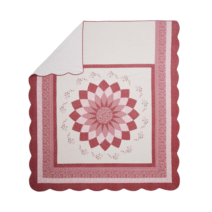 MODERN HEIRLOOM Caroline Embroidered Quilted Bedspread - Lightweight - Diamond Home USA