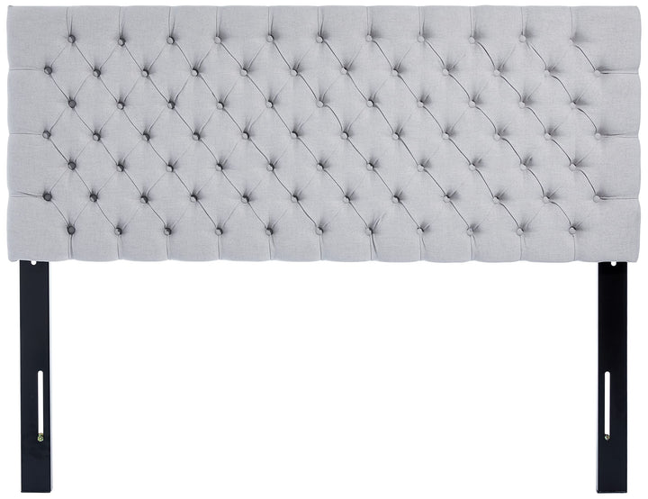 Christopher Knight Home Jezebel Fabric Headboard Queen / Full Light Grey - Diamond Home USA