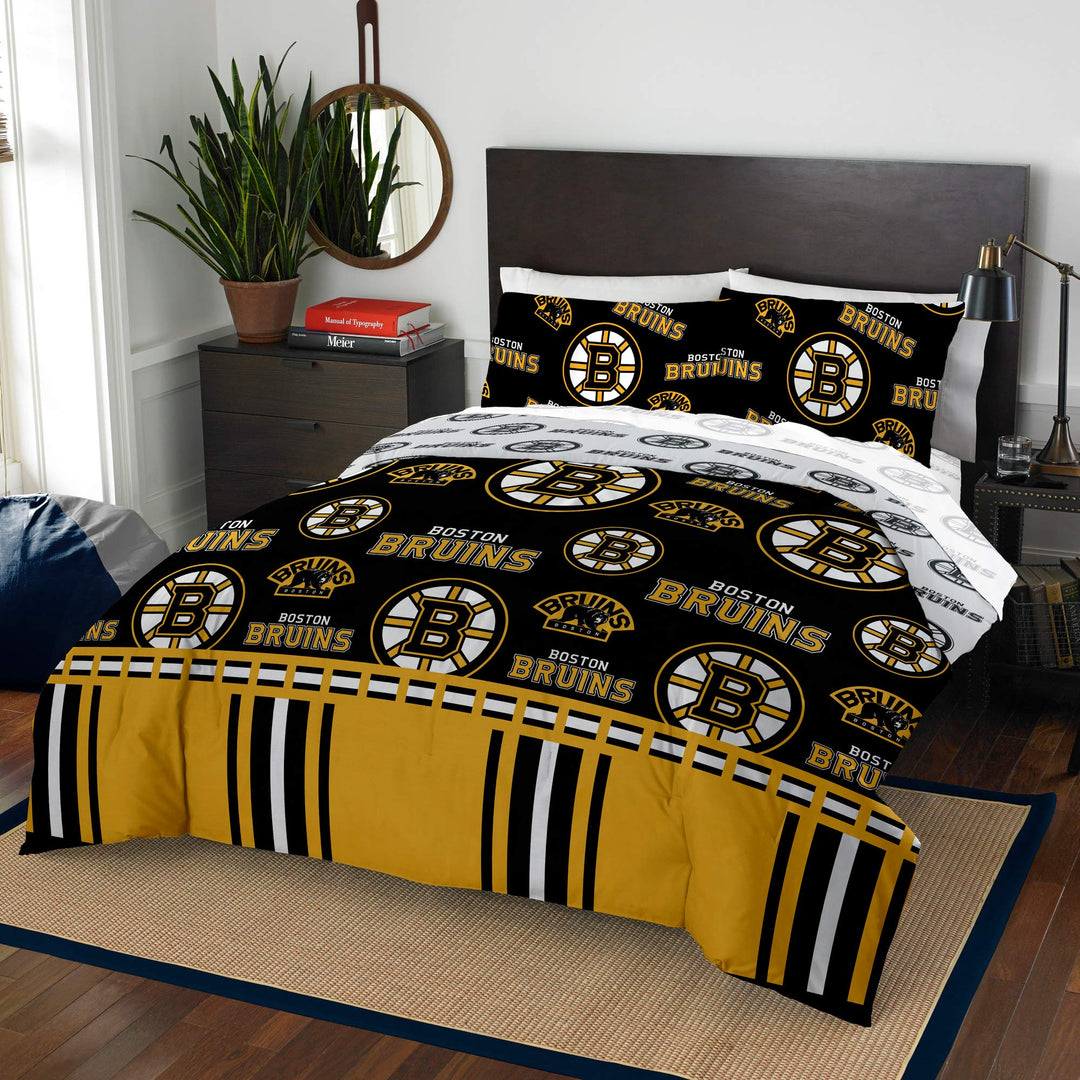 OFFICIAL BostonBruins Queen Bed in Bag Set