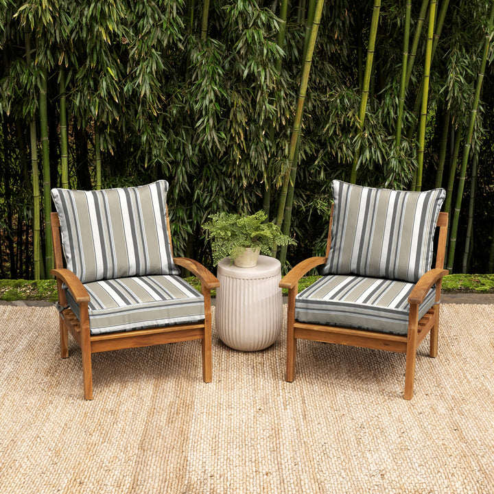Arden Selections earthFIBER Outdoor Deep Seat Set 24 x 24