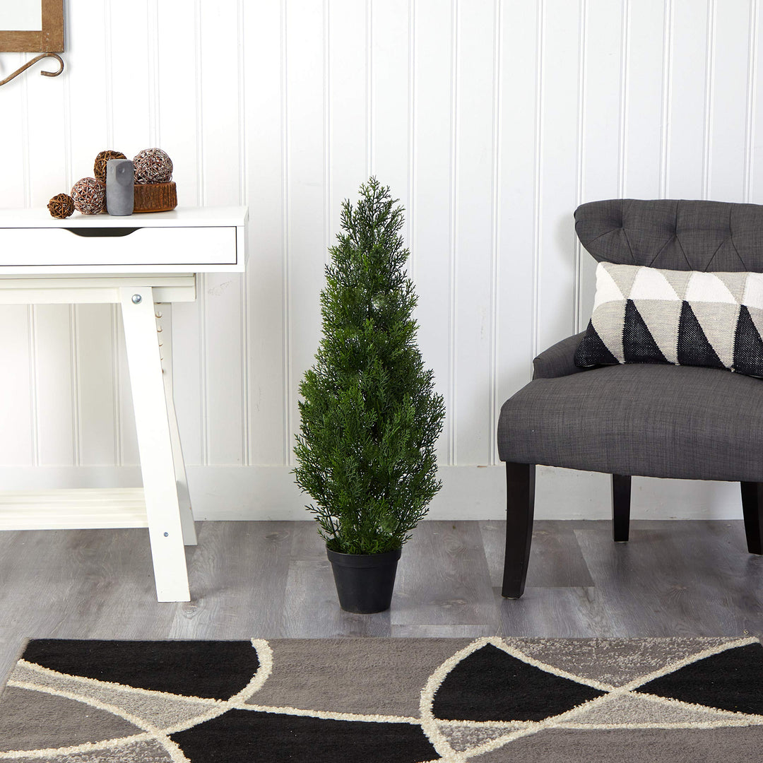 Nearly Natural 3ft. Mini Cedar Pine Tree (Indoor/Outdoor) - Diamond Home USA