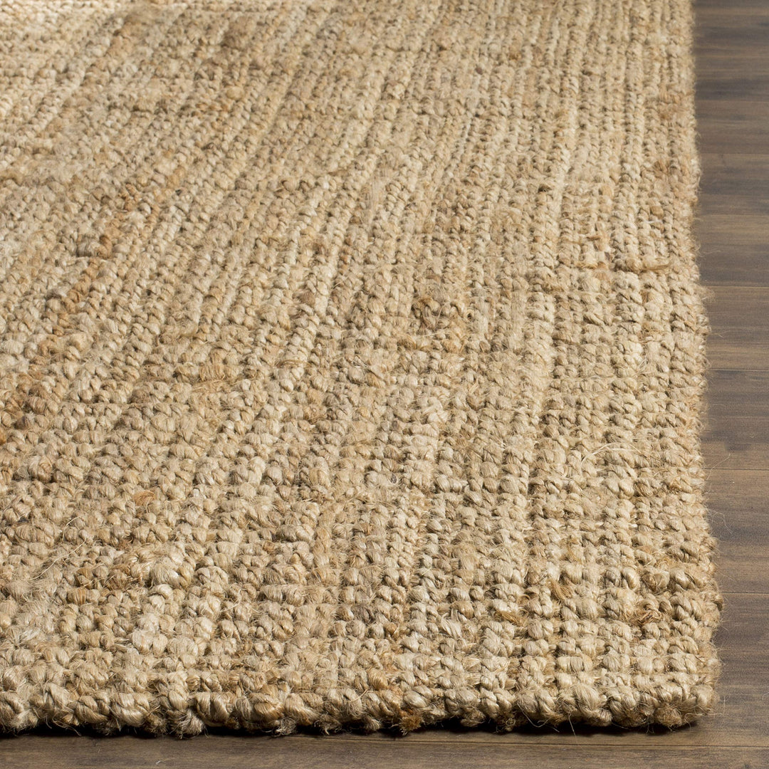 SAFAVIEH Natural Fiber Collection Area Rug - 5' Square Natural Handmade - Diamond Home USA