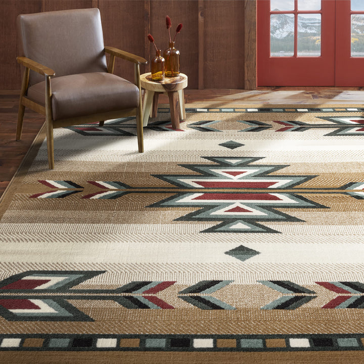 Home Dynamix Premium Sagrada Southwestern Geometric Area Rug