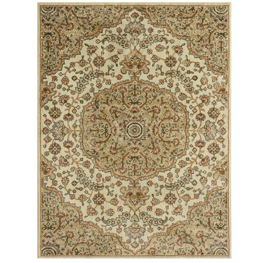 Home Dynamix Royalty Medallion Traditional Area Rug Beige/Ivory 7'8"x10'4" 7'8"x10'4" - Beige/Ivory
