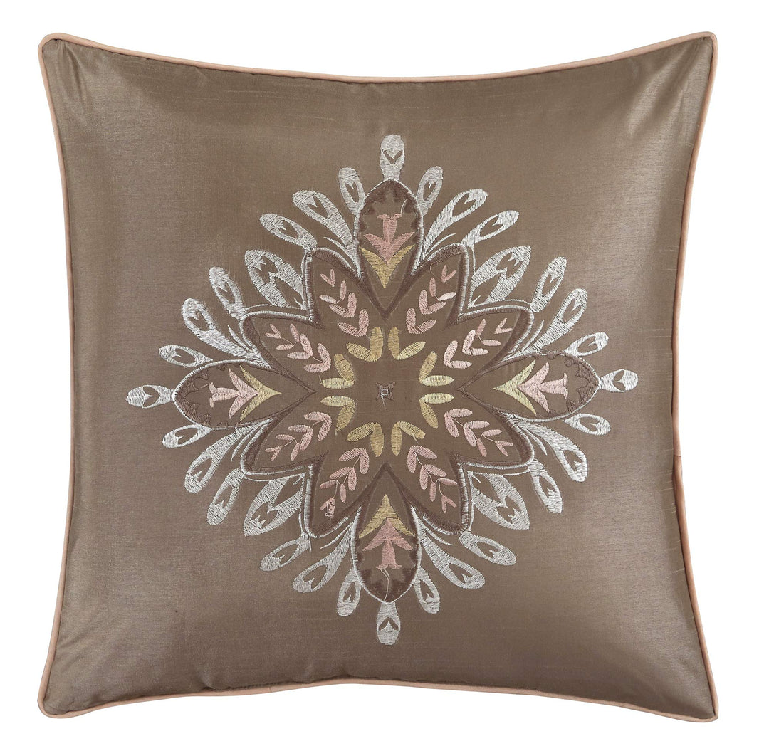 Stratford Park Halsey 6-Piece Comforter Set Queen Blush Pink - Diamond Home USA