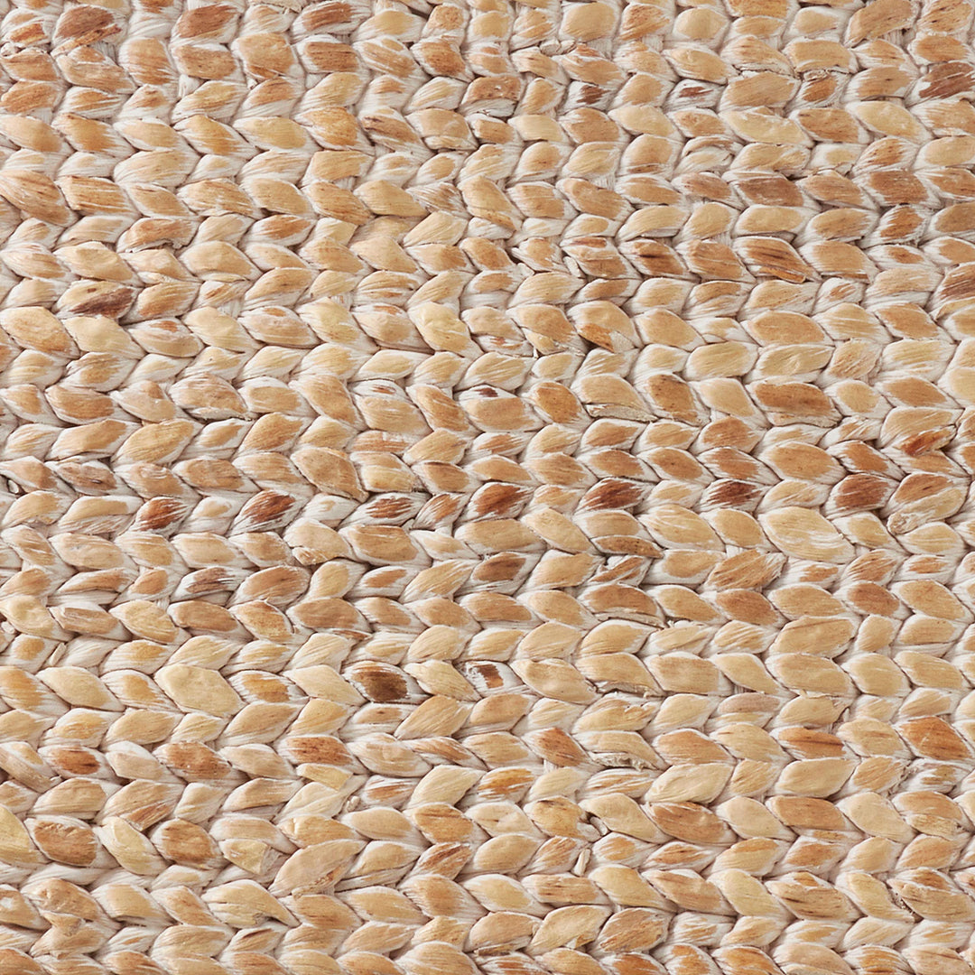 4 Piece Set Woven Rattan emats Wooden Hardboard Texture Rectangle