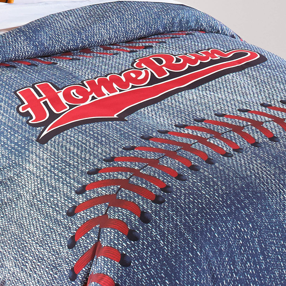 Riverbrook Home Juvenile Bedding Comforter Set Full Grand Slam - Brown/Ivory - Diamond Home USA