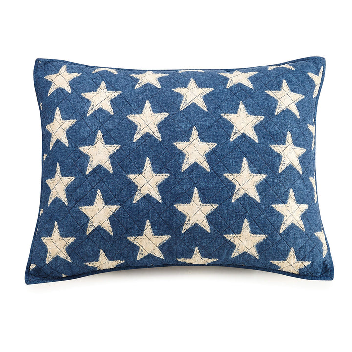 MODERN HEIRLOOM Americana Patch Quilt with 2 Shams 3-Piece Reversible All