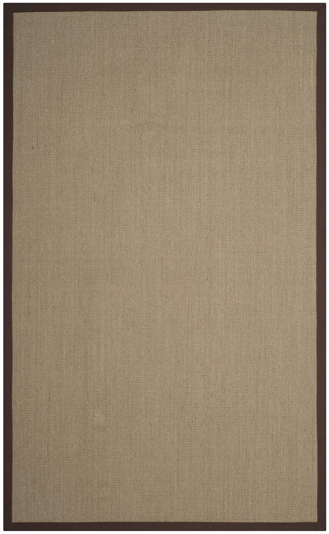 SAFAVIEH Natural Fiber Collection Area Rug - 5' x 8' Sage & Brown Border Sisal - Diamond Home USA