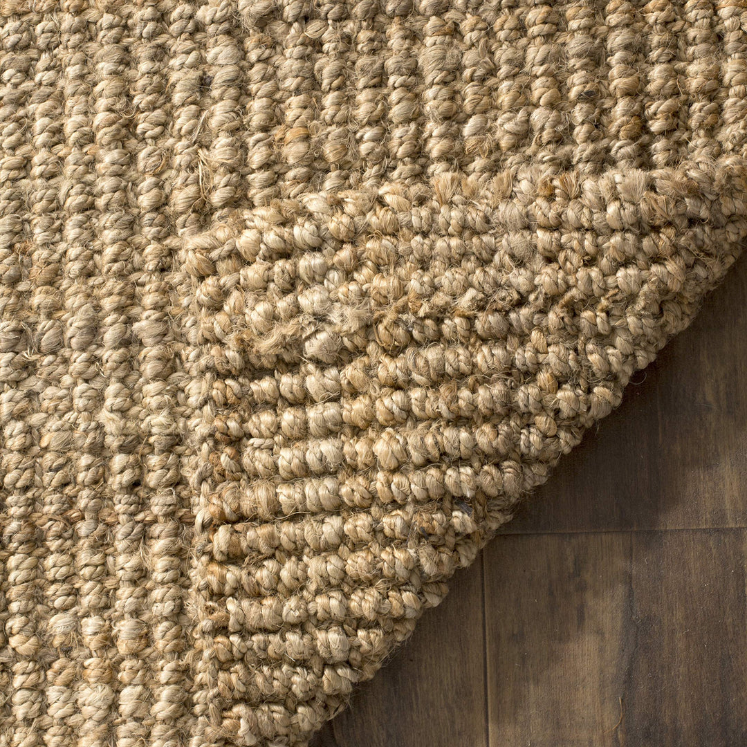 SAFAVIEH Natural Fiber Collection Area Rug - 5' Square Natural Handmade - Diamond Home USA