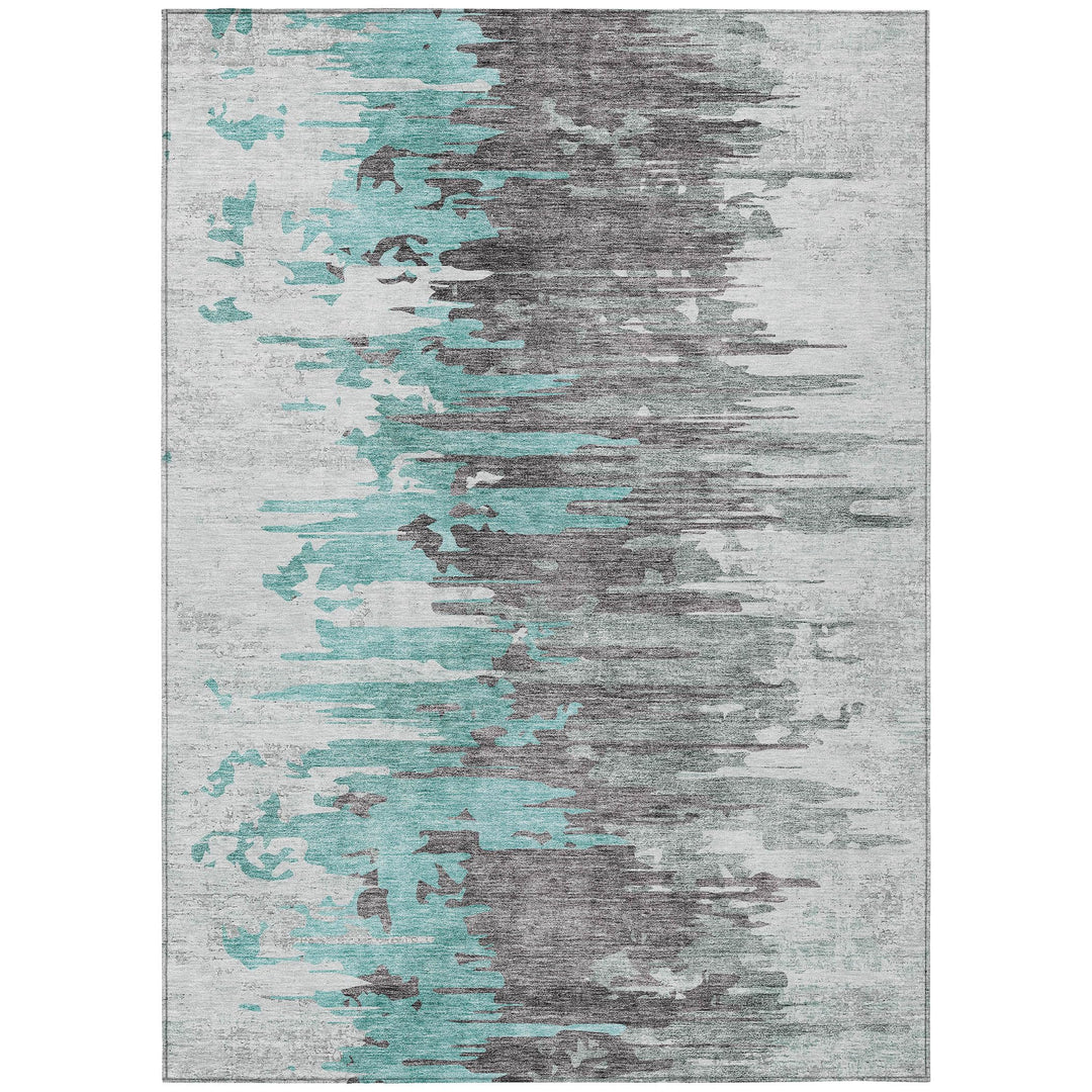 Addison Rugs Chantille ACN704 Teal 5' x 7'6" Indoor Outdoor Area Rug Easy Teal - 5' x 7'6"