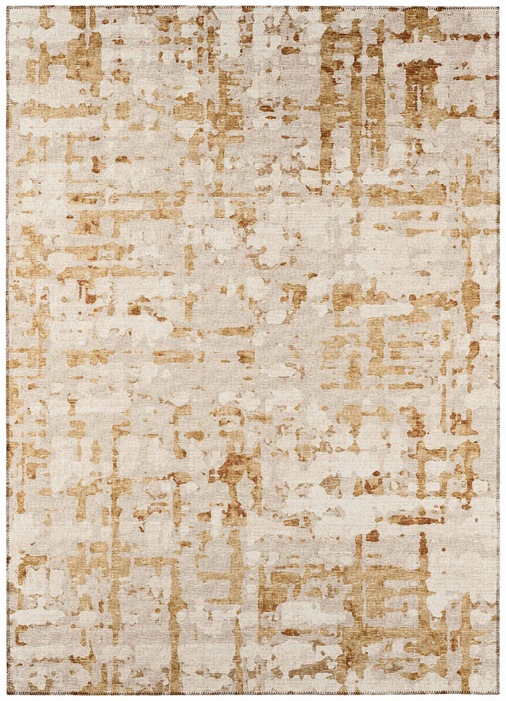 Addison Rugs Bravado ABV35 Caramel Washable 9' x 12' Indoor Outdoor Area Rug 9' x 12' - Caramel