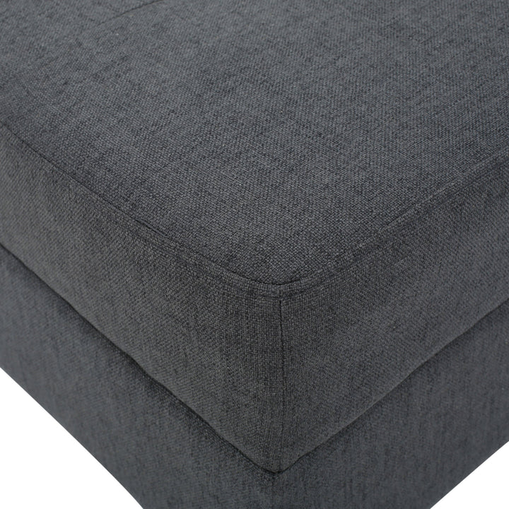 Christopher Knight Home Zahra Ottoman Dark Grey - Diamond Home USA