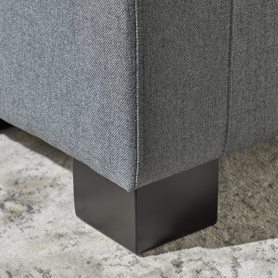 Christopher Knight Home Guernsey Fabric Storage Ottoman