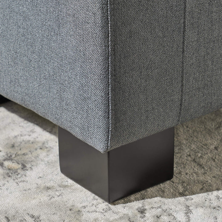 Christopher Knight Home Guernsey Fabric Storage Ottoman