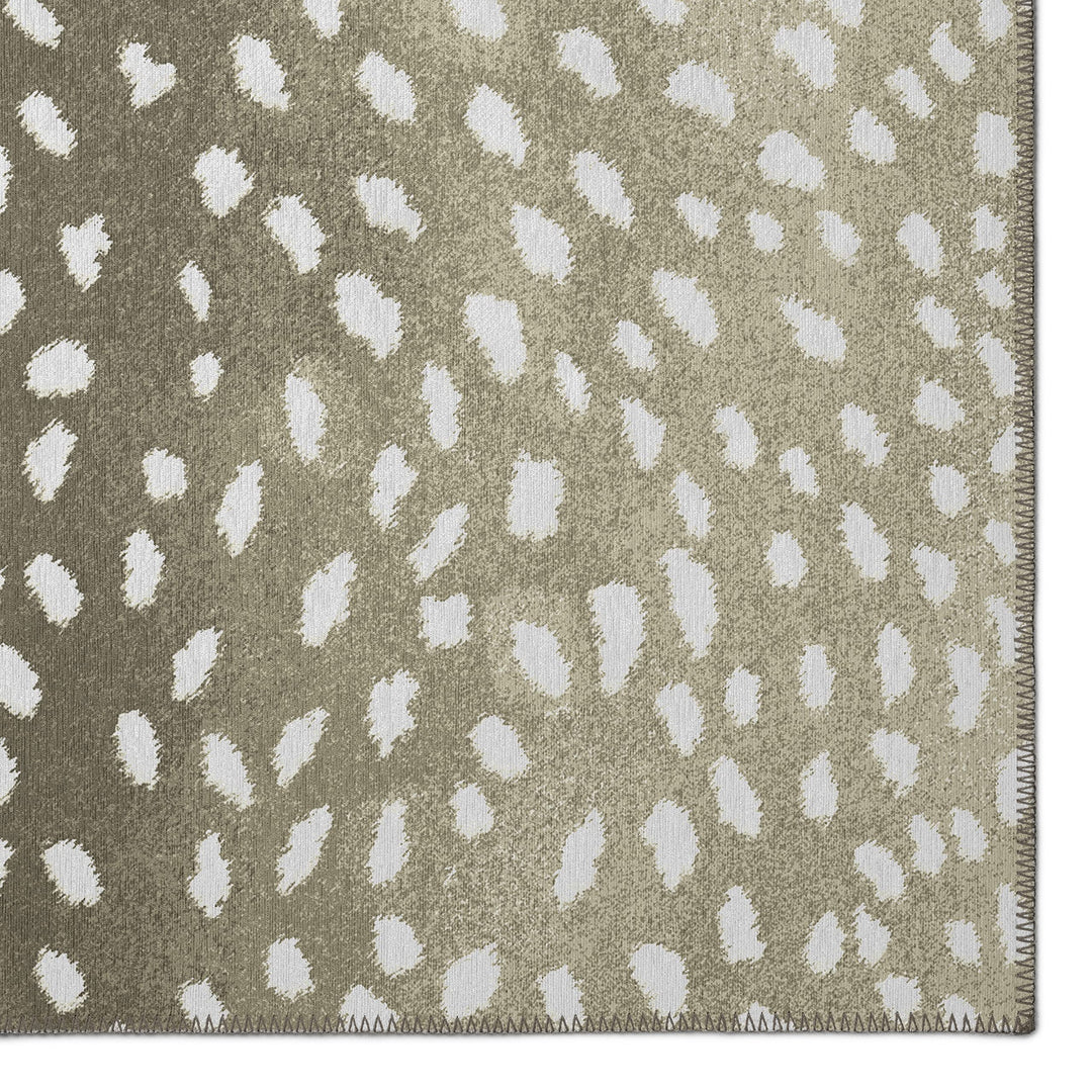Indoor/ Outdoor Addison Safari Gazelle Animal Print Washable Area Rug