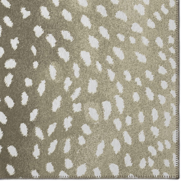 Indoor/ Outdoor Addison Safari Gazelle Animal Print Washable Area Rug