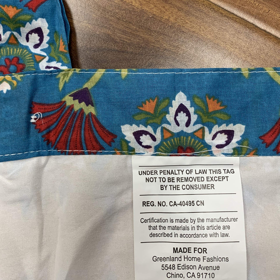 Barefoot Bungalow Thalia Window Valance Multi Color - Diamond Home USA