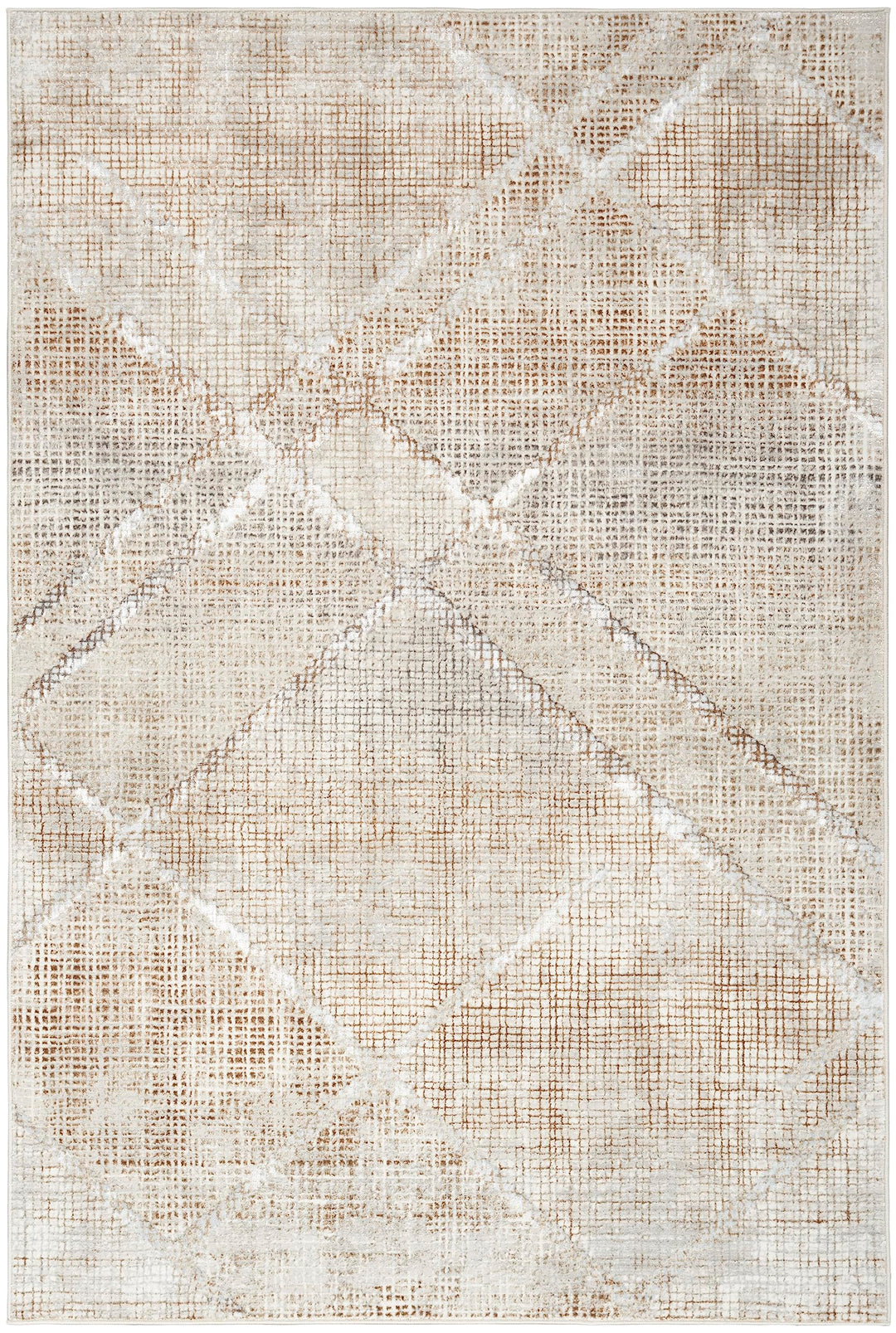 Inspire Me! Home Décor Iliana Modern Grey Mocha 5'3" x 7'3" Area Rug - Diamond Home USA