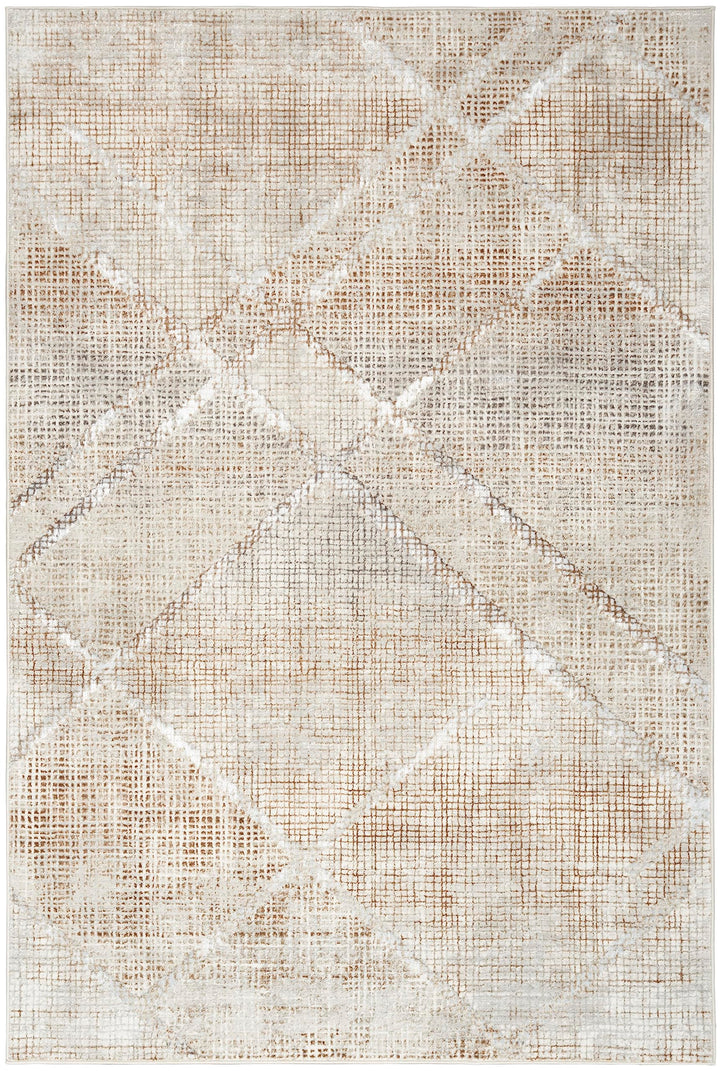Inspire Me! Home Décor Iliana Modern Grey Mocha 5'3" x 7'3" Area Rug - Diamond Home USA