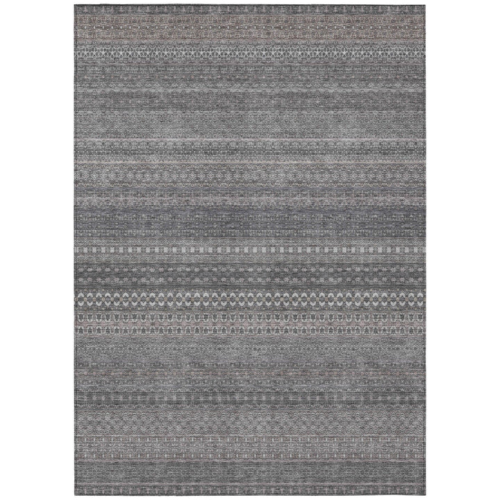 Addison Rugs Chantille ACN527 Gray 10' x 14 Indoor Outdoor Area Rug Stain Gray - 10' x 14'