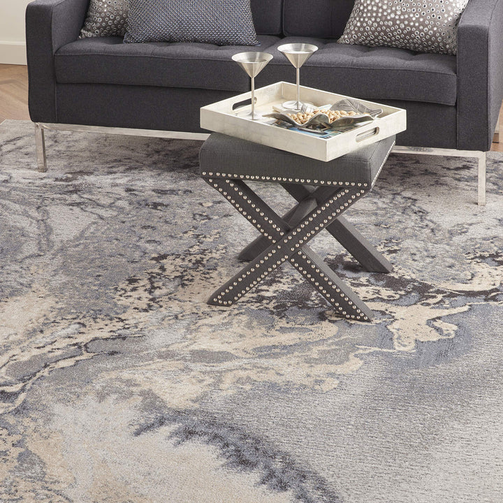 Nourison Maxell Modern Glam Abstract Area Rug