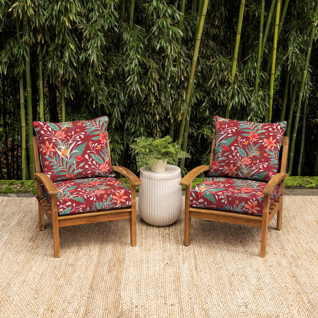 Arden Selections earthFIBER Outdoor Deep Seat Set 24 x 24