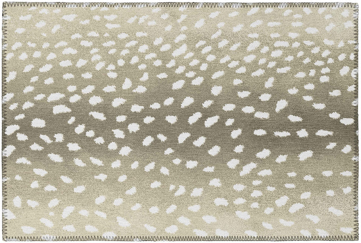 Indoor/ Outdoor Addison Safari Gazelle Animal Print Washable Area Rug