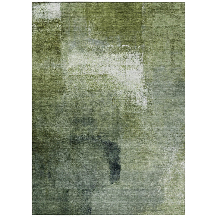 Addison Rugs Chantille ACN787 Green 8' x 10' Indoor/Outdoor Machine Washable Green - 8' x 10'