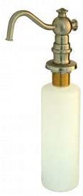 Satin Nickel Soap Dispenser Teapot Spout Grey Plastic Finish