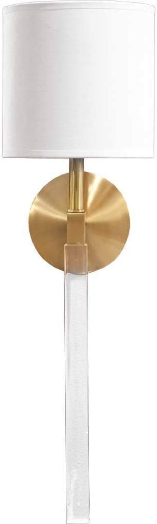 Goldtone Metal Sconce Metallic