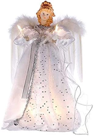 14 inch 10 Light White Silver Angel