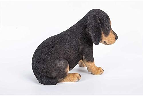 Dachshund Puppy Statue Polyresin - Diamond Home USA