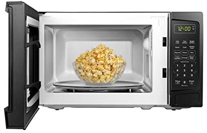 1 1 Black Microwave Auto Shut Off - Diamond Home USA