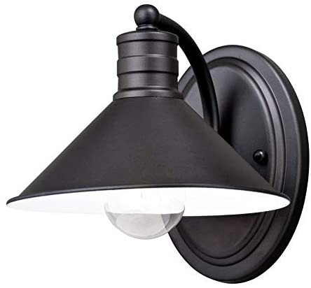 1 Light Bronze Farmhouse Barn Bathroom Wall Fixture 10 W X 7