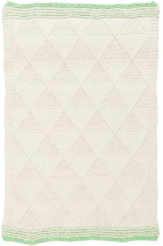 Pepper Hand Woven Braided Area Rug 4' X 6' Green Graphic