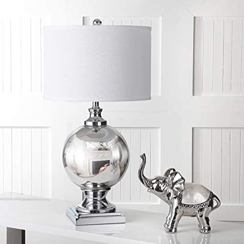 Lighting 29 inch Glass Sphere Table Lamp White Modern