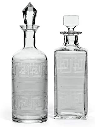 Handcrafted Decanters (Set 2) Clear